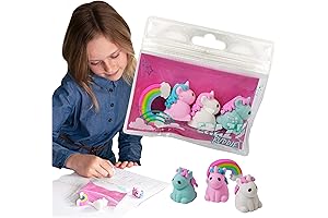 Erazer Buddies: Unicorn Erasers for School and Office