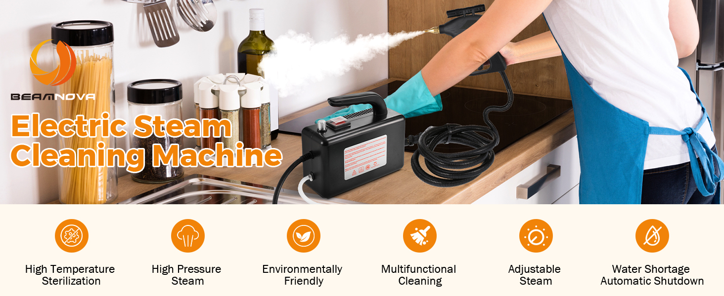 Amazon.com - BEAMNOVA High Pressure Handheld Steam Cleaner