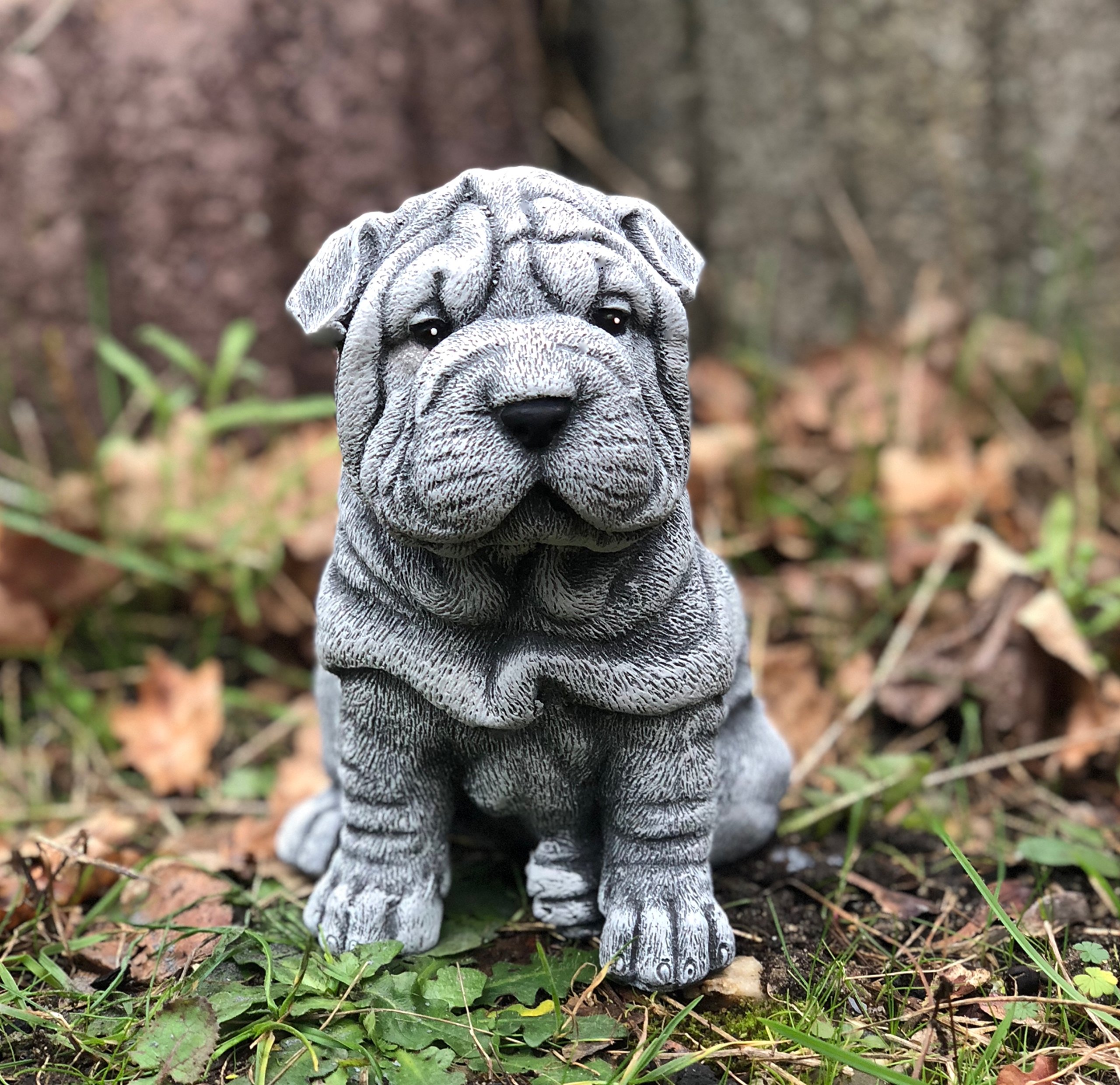 Stoneandstyle Statuette Jardin Colombe En Pierre - Résistante Gel Et Intempéries 22x10x22cm