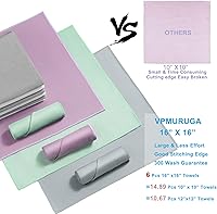 Vista 4 de Paños de limpieza Milagrosos Sin Rayas, Fáciles de Limpiar, Nanoescala, Microfibra de Escamas de Pescado, para Ventanas, Espejos, Vidrio, Coche