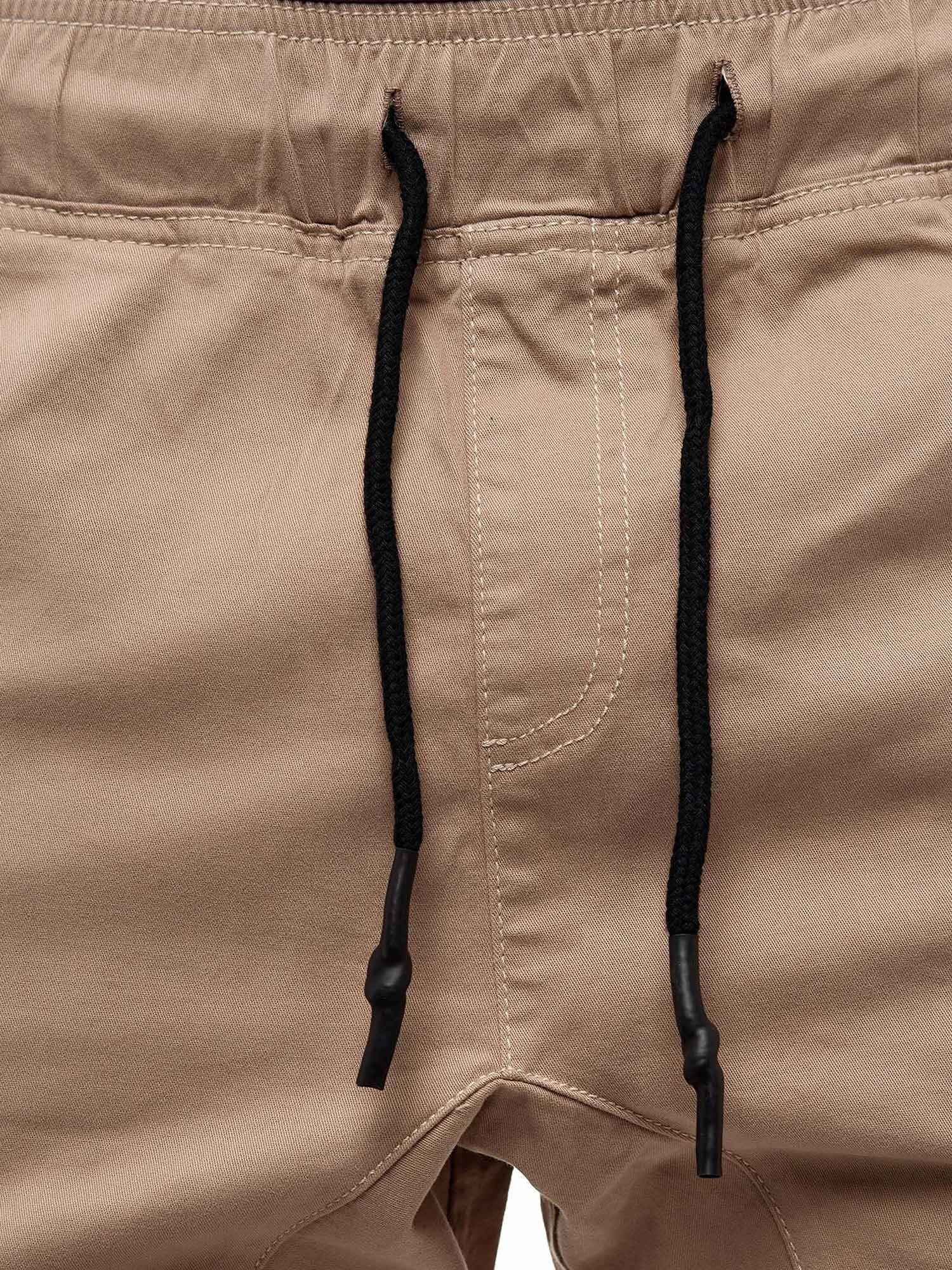Tazzio Pantaloni cargo da uomo Jogger Chino Regular Fit Jeans 16610