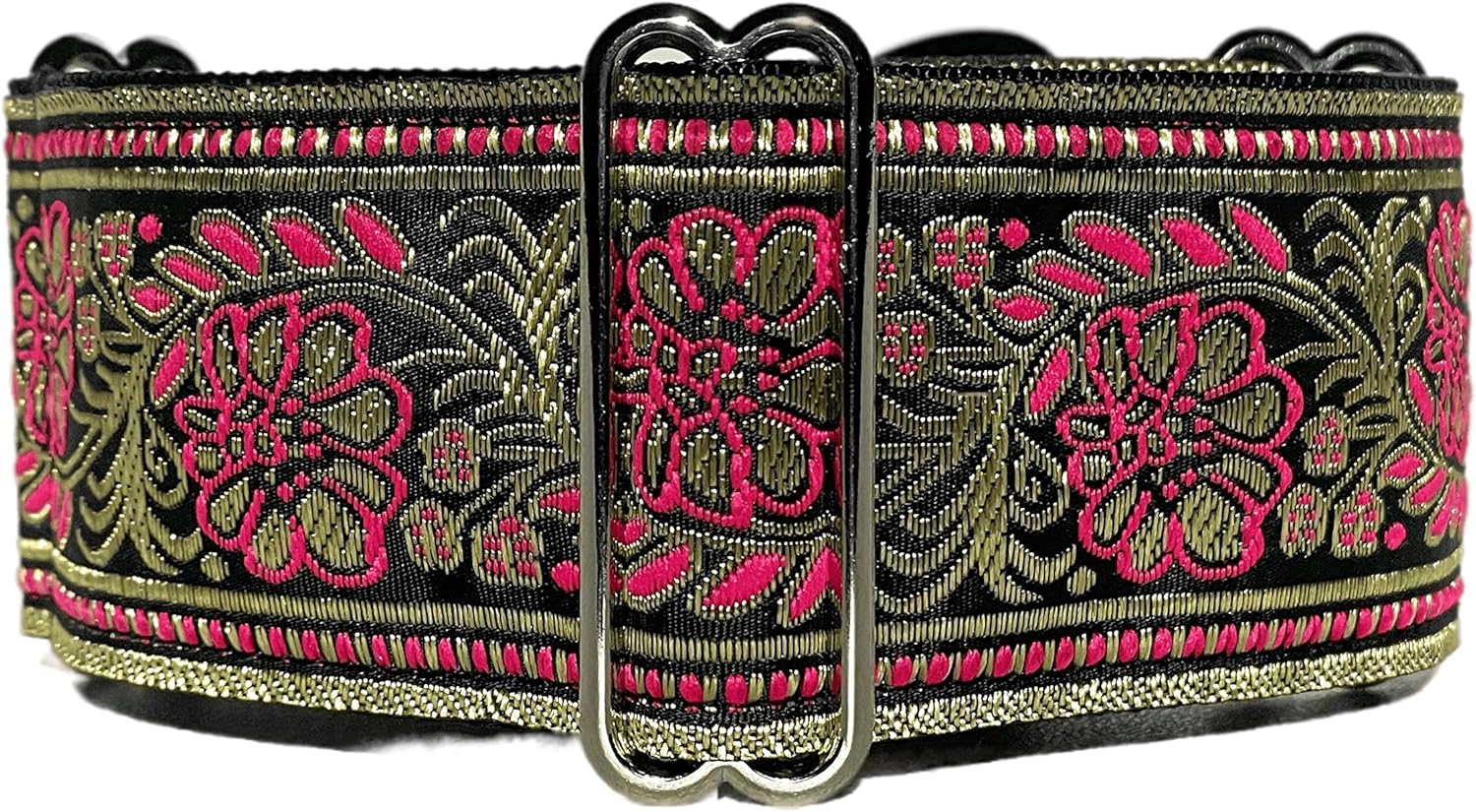 Martingale Dog Collar for Greyhound Saluki Whippet and Other Breeds with Similar Neck 2" Wide (L 14"-18")