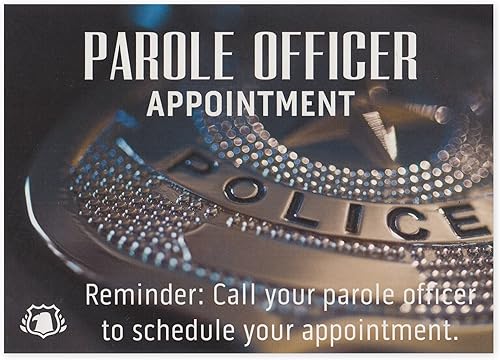 Paquete de 10 postales de broma a granel – Recordatorio de cita de oficial de libertad condicional – Bromas venganza correo de odio – Envíalas a tus