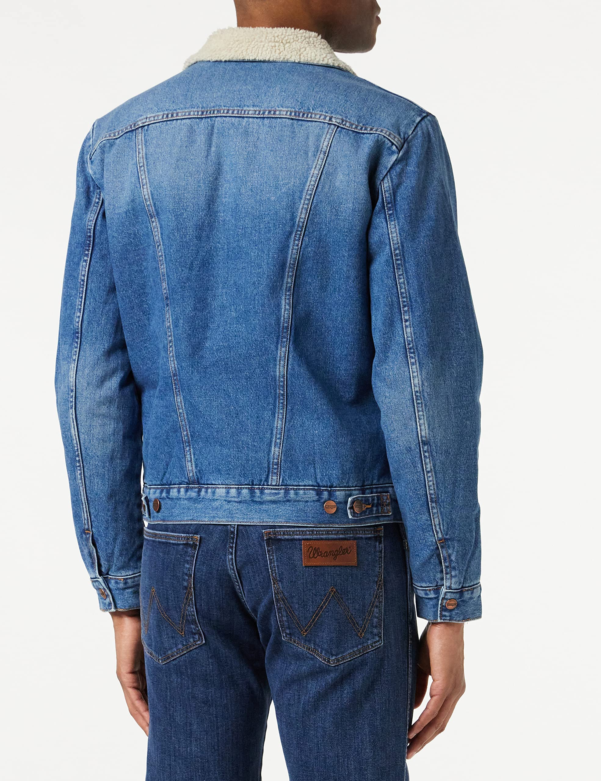 Wrangler kurtka jeansowa Mężczyźni Icons Sherpa Jacket