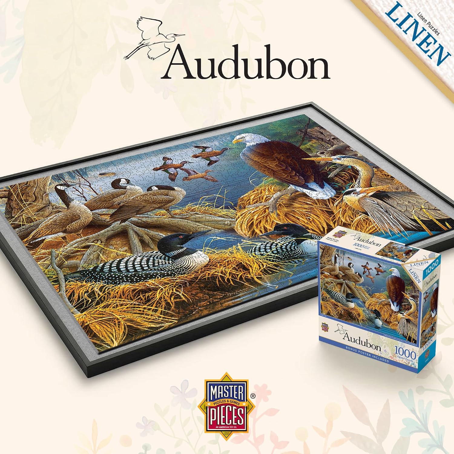 MasterPieces 1000 Piece Jigsaw Puzzle for Adults, Family, Or Youth - Lake Life - 19.25"x26.75"