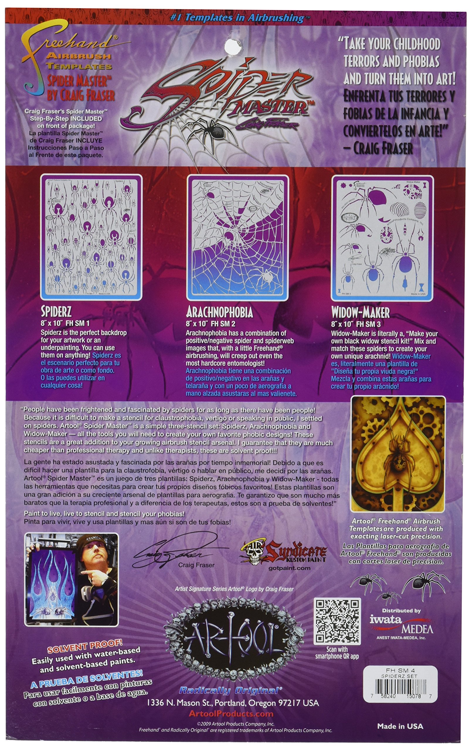 Artool Template Fhsm4 Spider Master Set
