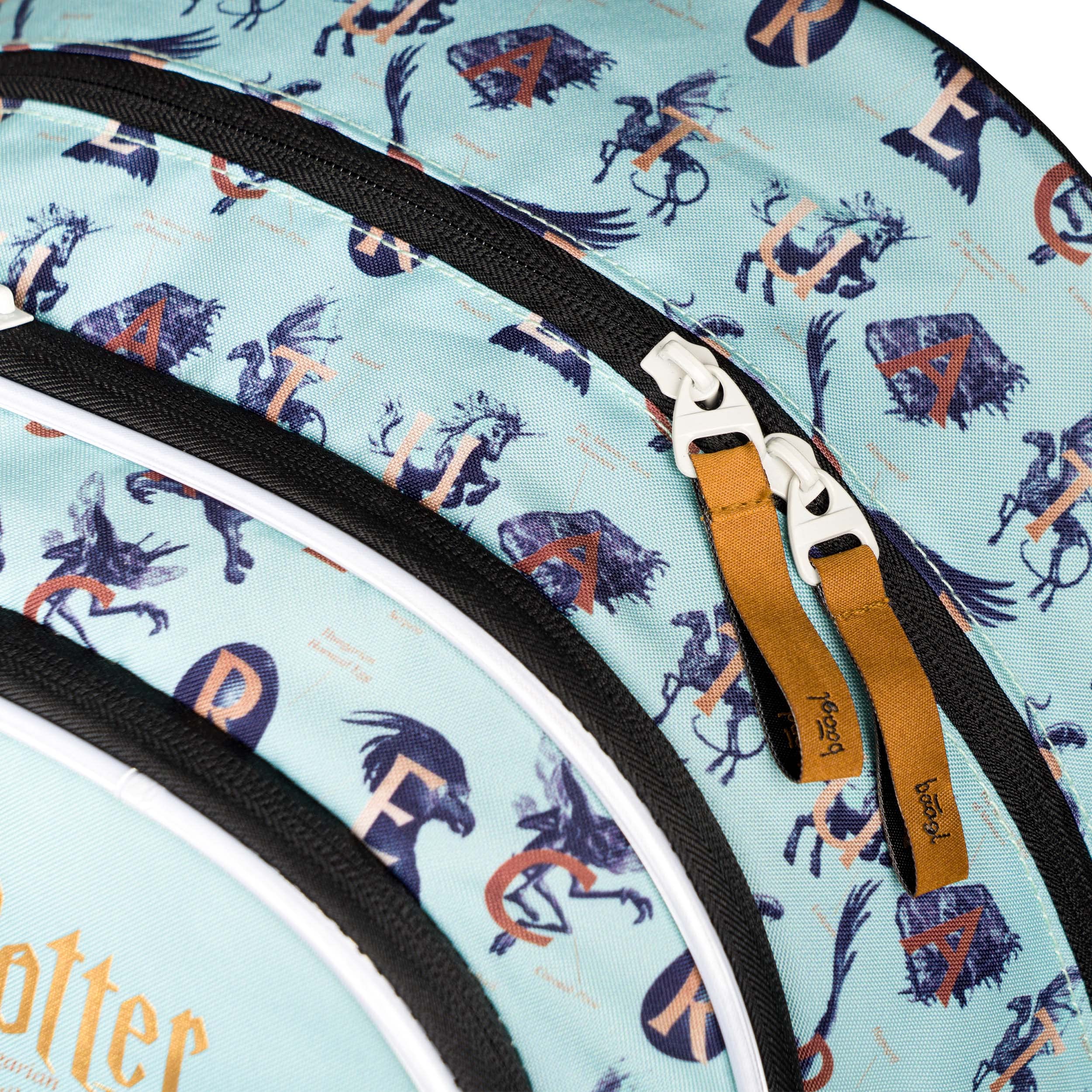 Baagl Sac à dos scolaire pour garçons, filles - Sacs d'école pour enfants avec dos ergonomique, sangle de poitrine et éléments réfléchissants (Harry Potter Fantastic Beasts)
