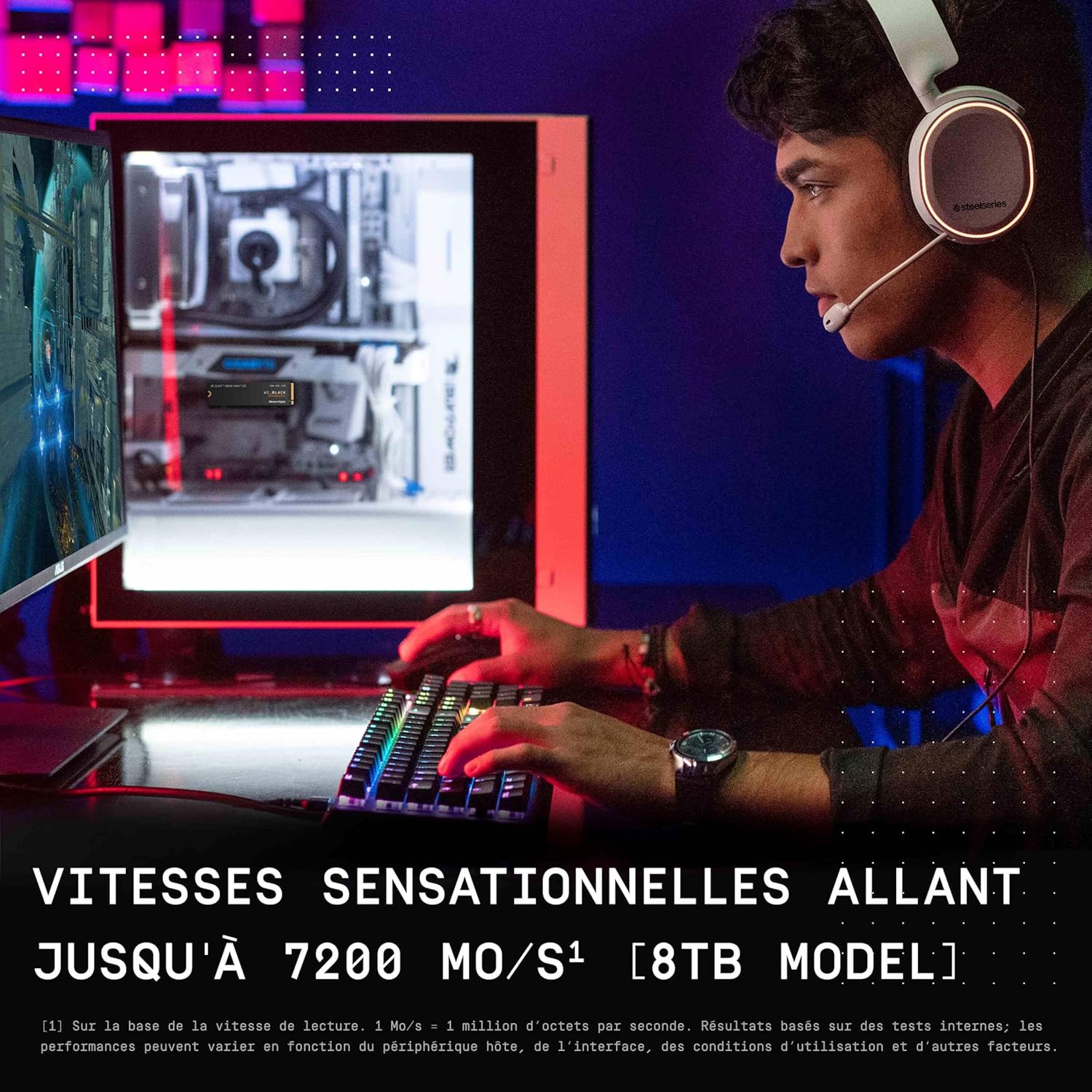 Western Digital BLACK SN850X NVMe SSD - 8TB, Without Heatsink