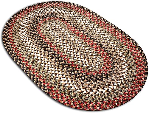 Rhody Rug Alfombra Middletown, 8 x 11 pulgadas, marrón dulce de azúcar