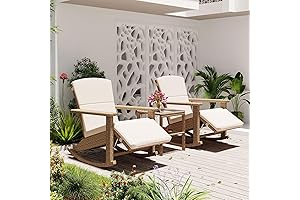 U_Style Double Rocking Chair and Coffee Table Outdoor Set