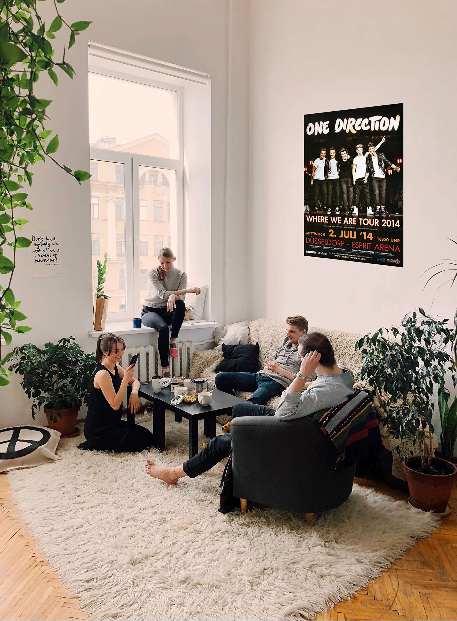 One Direction - Where We Are, Düsseldorf 2014 » Konzertplakat/Premium Poster | Live Konzert Veranstaltung | DIN A1 «