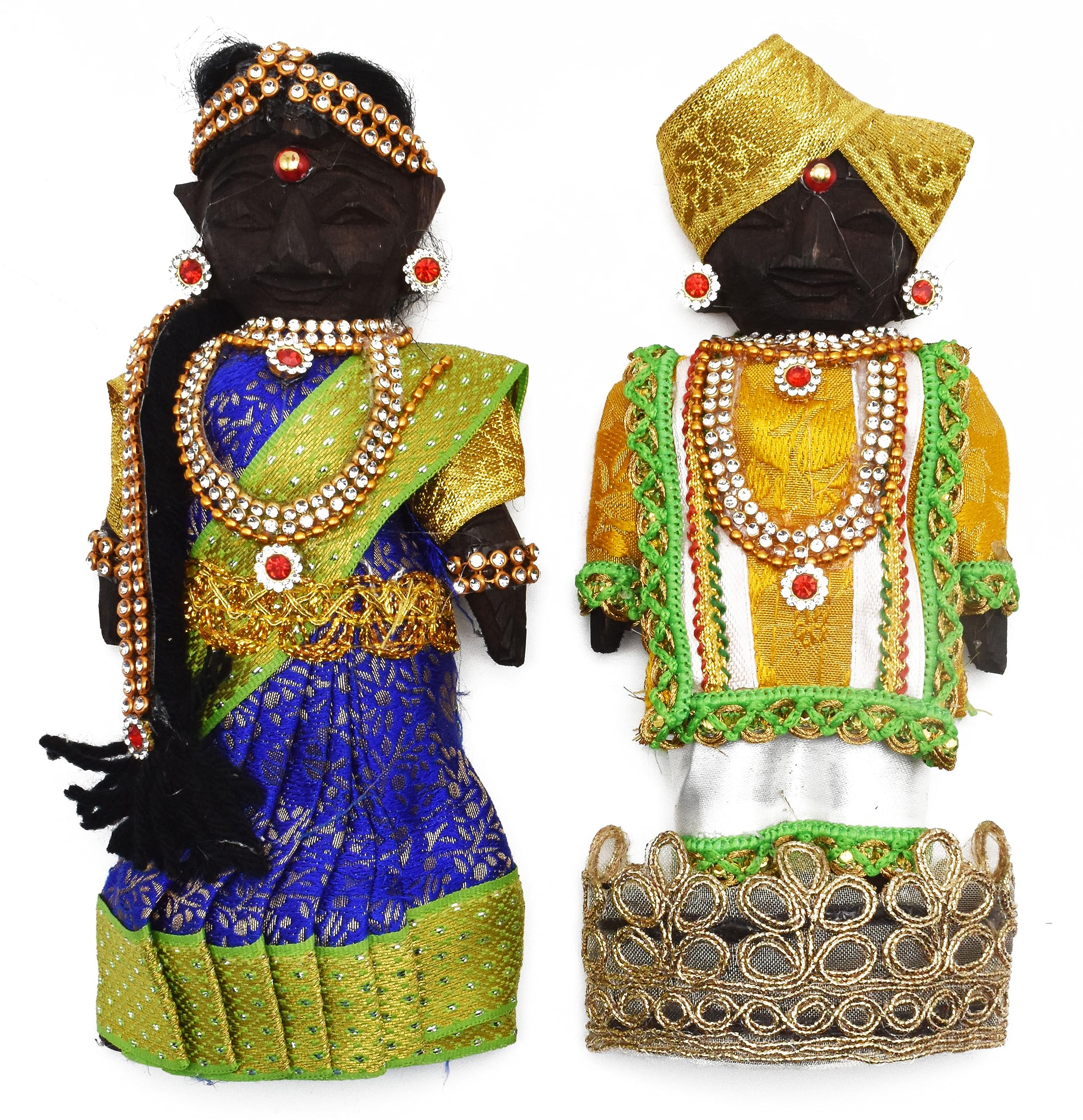justhandmade Marapachi Bommai Wooden Dolls | Golu Bommai |Raja Rani Dolls |Bommala Koluvu | Pattada Gombe Showpiece | 6 Inch (JHMMARAP144) (B0CGXT5RCN) Amazon Price History, Amazon Price Tracker