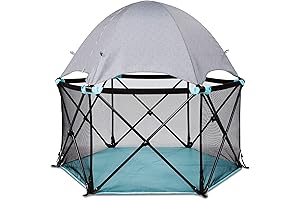 Summer Infant Pop N Play Deluxe Ultimate Playard, Aqua Splash