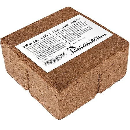 Humus brick, 70 litres, pressed potting soil made from coconut fibre, 1, 2 or 4 pieces.