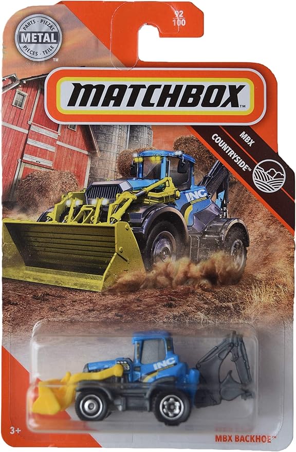 Matchbox Backhoe - Blau - Countryside 92/10