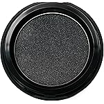 Pure Ziva Marcasite Shimmering Glitter Black Onyx Chrome Dark Grey Pressed Powder Single Vegan Eyeshadow; Talc, Paraben & Cruelty Free
