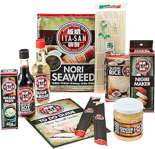 ITA-SAN Sushi-Box (9-teiliges Komplett Set, Ideal zum Ausprobieren oder zum Verschenken) 1er Pack