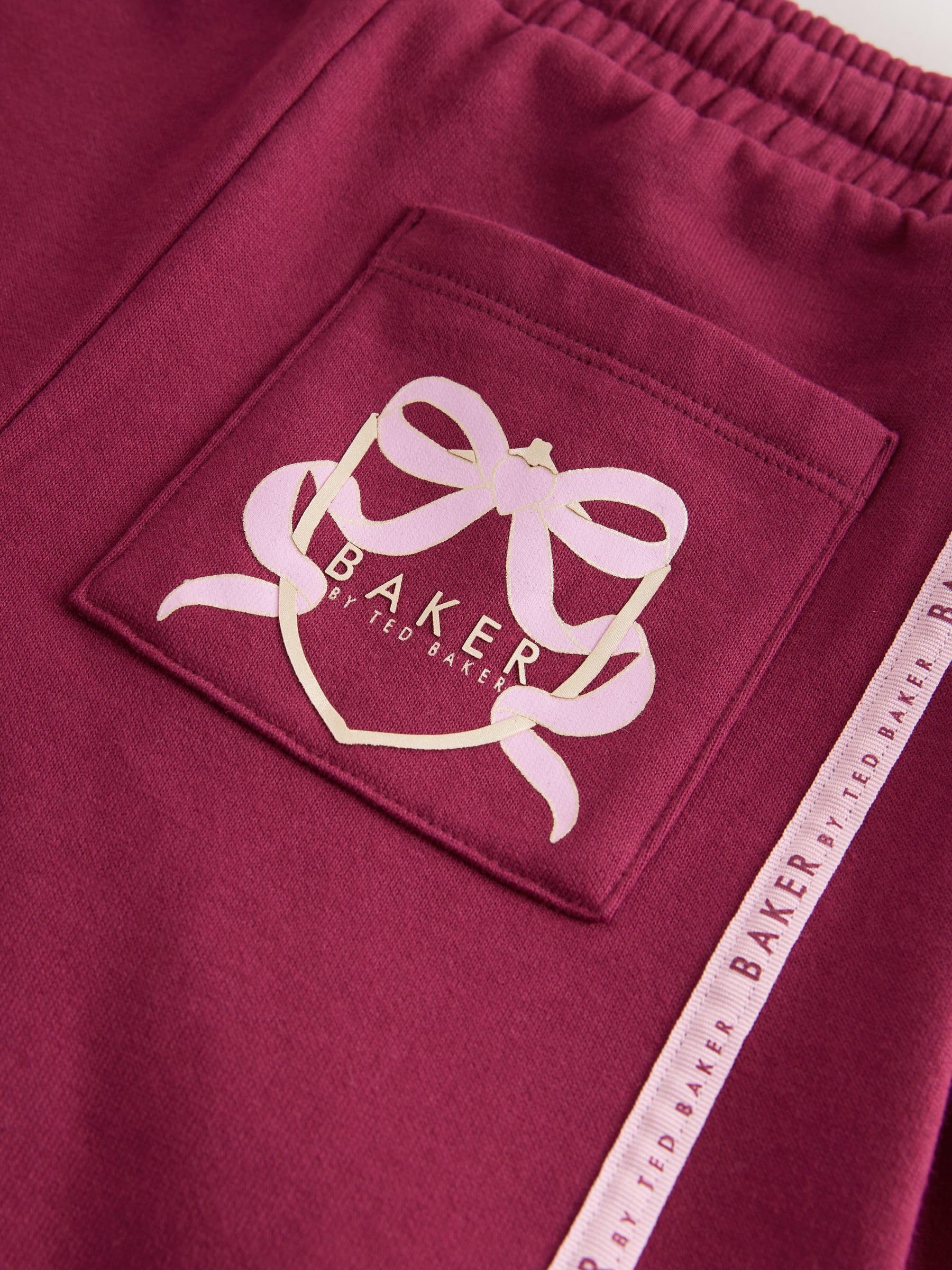 Niñas Conjunto de 2 piezas de pantalones de chándal y sudadera estilo rugby universitario