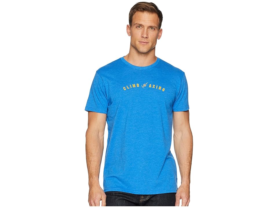 

Mountain Hardwear Axe Climbing Short Sleeve Tee (Heather Altitude Blue) Men's T Shirt