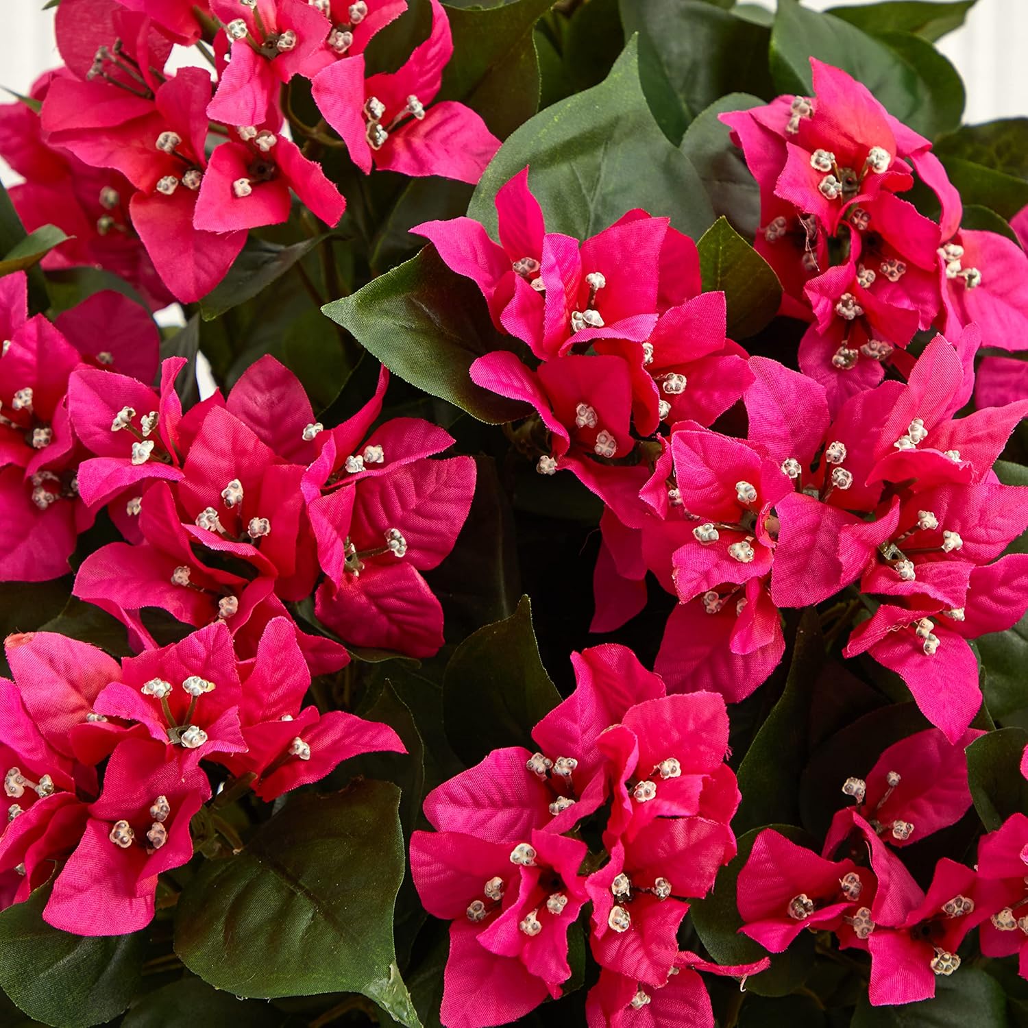 Nearly Natural Bougainvillea with Ceramic Vase
