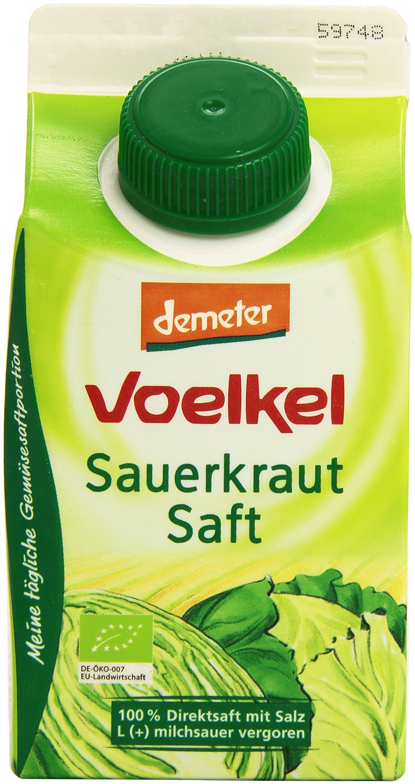 Voelkel Jus de Choucroute 500 ml - Lot de 4