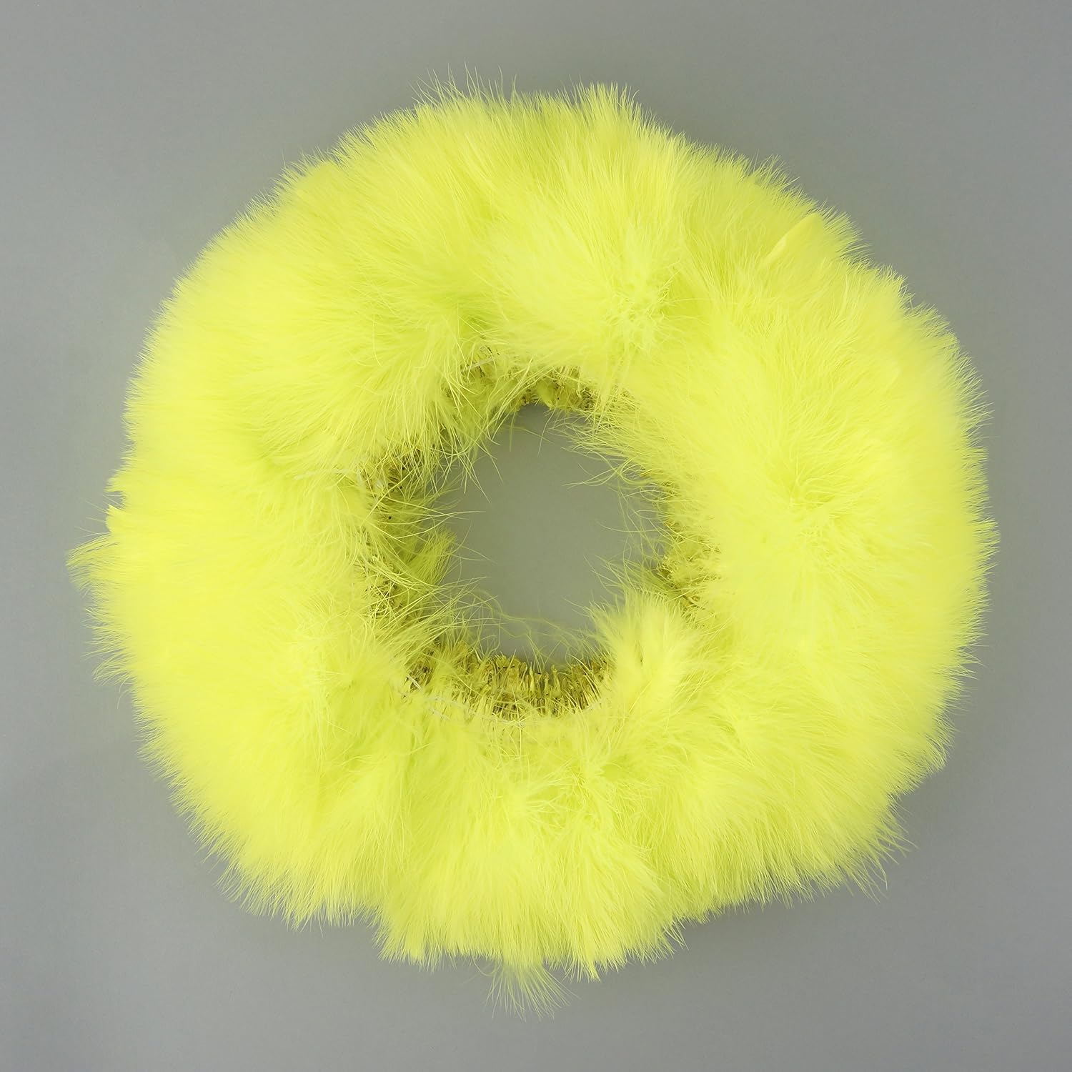 ZUCKER™ Turkey Marabou Blood Quill Feathers - Fl Chartreuse