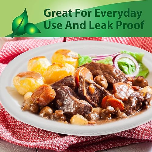 Miniatura 4 de Upper Midland Products Sistema disponible compostable de los platos 250Ct, 7 en placas de papel resistentes, placa de papel amistosa estupenda de