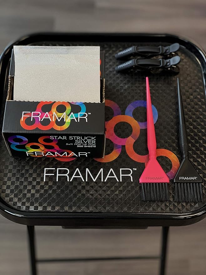 Framar Silver Hair Foils para Mechas, Láminas de Aluminio miniatura 3