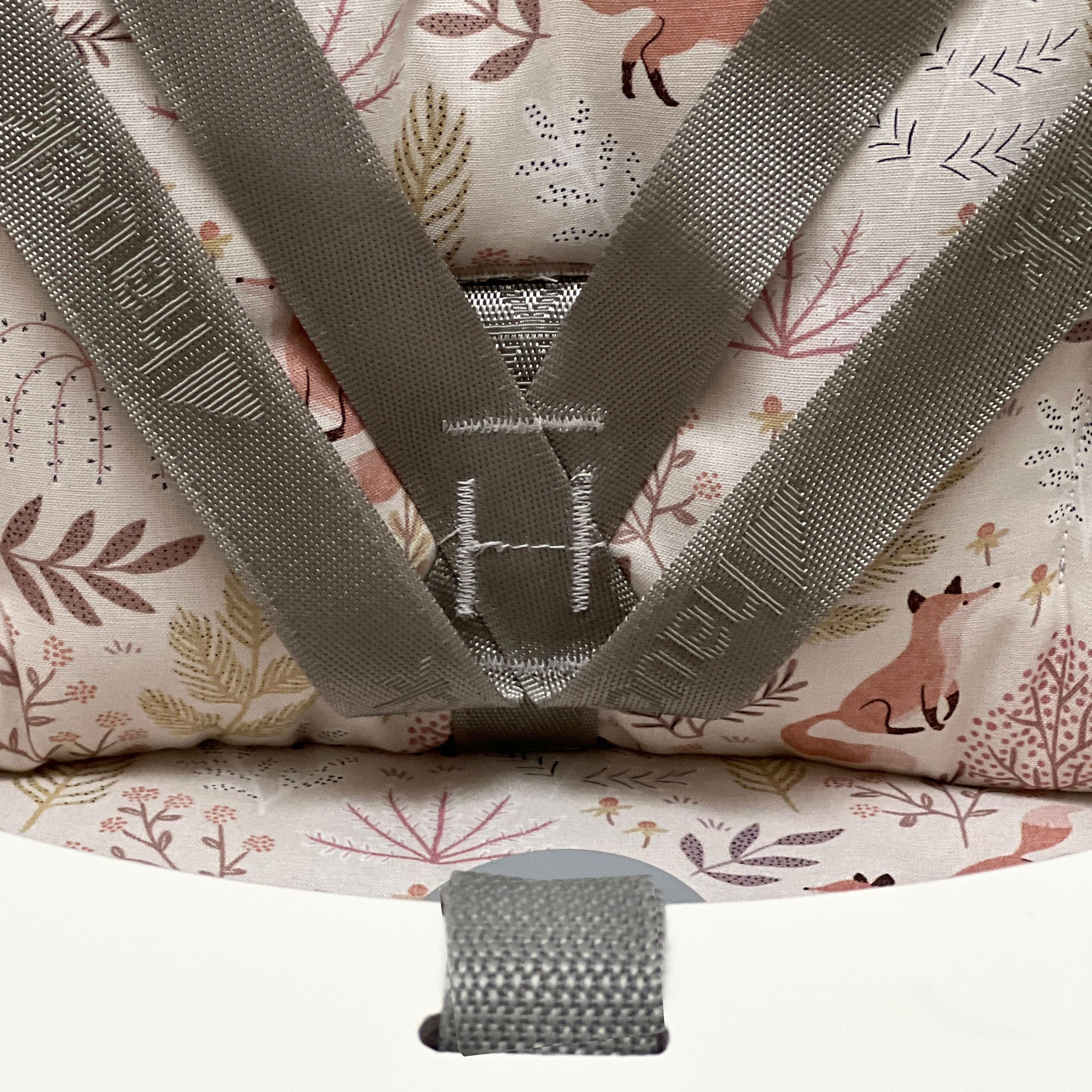 Blausberg Hauck Alpha, Coussin d'assise pour bébé, accessoire de rembourrage pour chaise haute - Coussin d'assise 100 % coton, certifié Öko-Tex Standard 100 - Fabriqué en Allemagne - Bleu renard