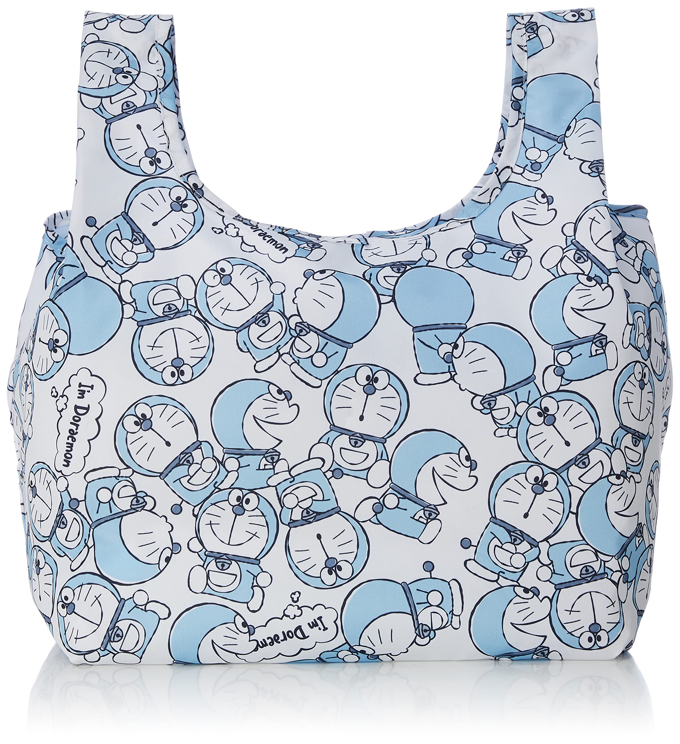 Marushin 2905003500 Mini Eco Bag, Doraemon, Colors Blue, Size (H x W x D): 13.0 x 9.8 x 7.9 inches (33 x 25 x 20 cm) (when stored: 3.1 x 3.9 inches (8 x 10 cm); Made of recycled polyester