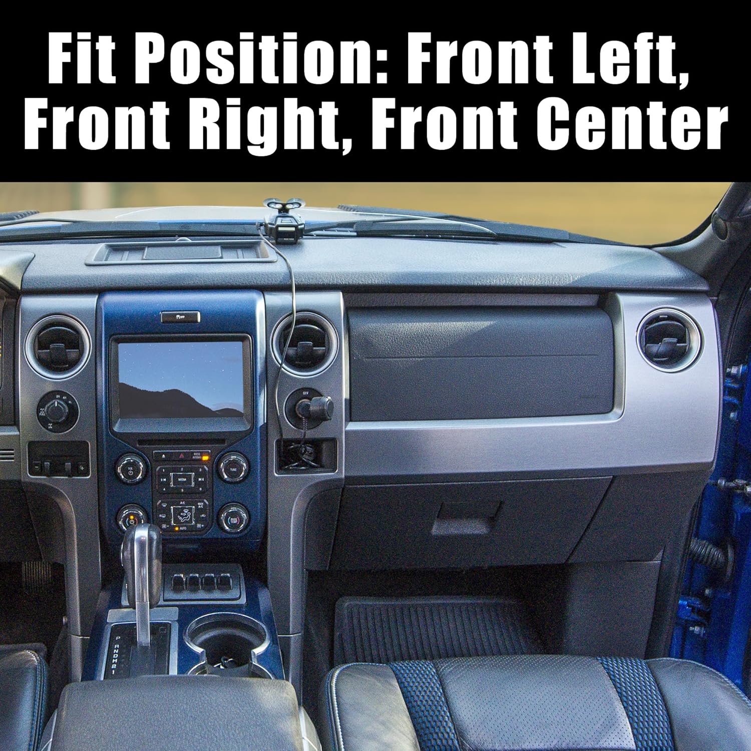 X AUTOHAUX 4 Pcs Front Dashboard Air Vent AC Heater BC3Z19893AA for Ford F-250 F-350 F-450 F-550 2011-2016