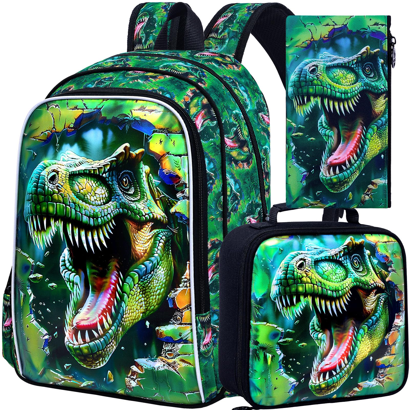 FTJCF Dinosaur Backpack, 16