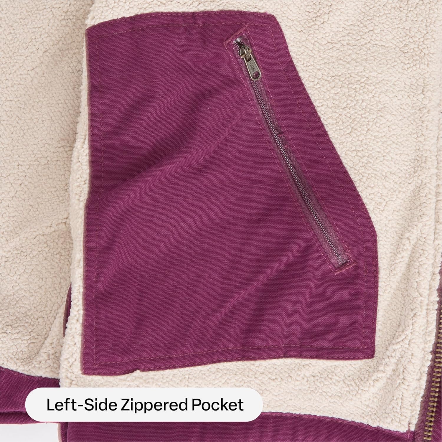 Berne Women's Sherpa-Lined Softstone Duck Hooded Jacket - Image 7