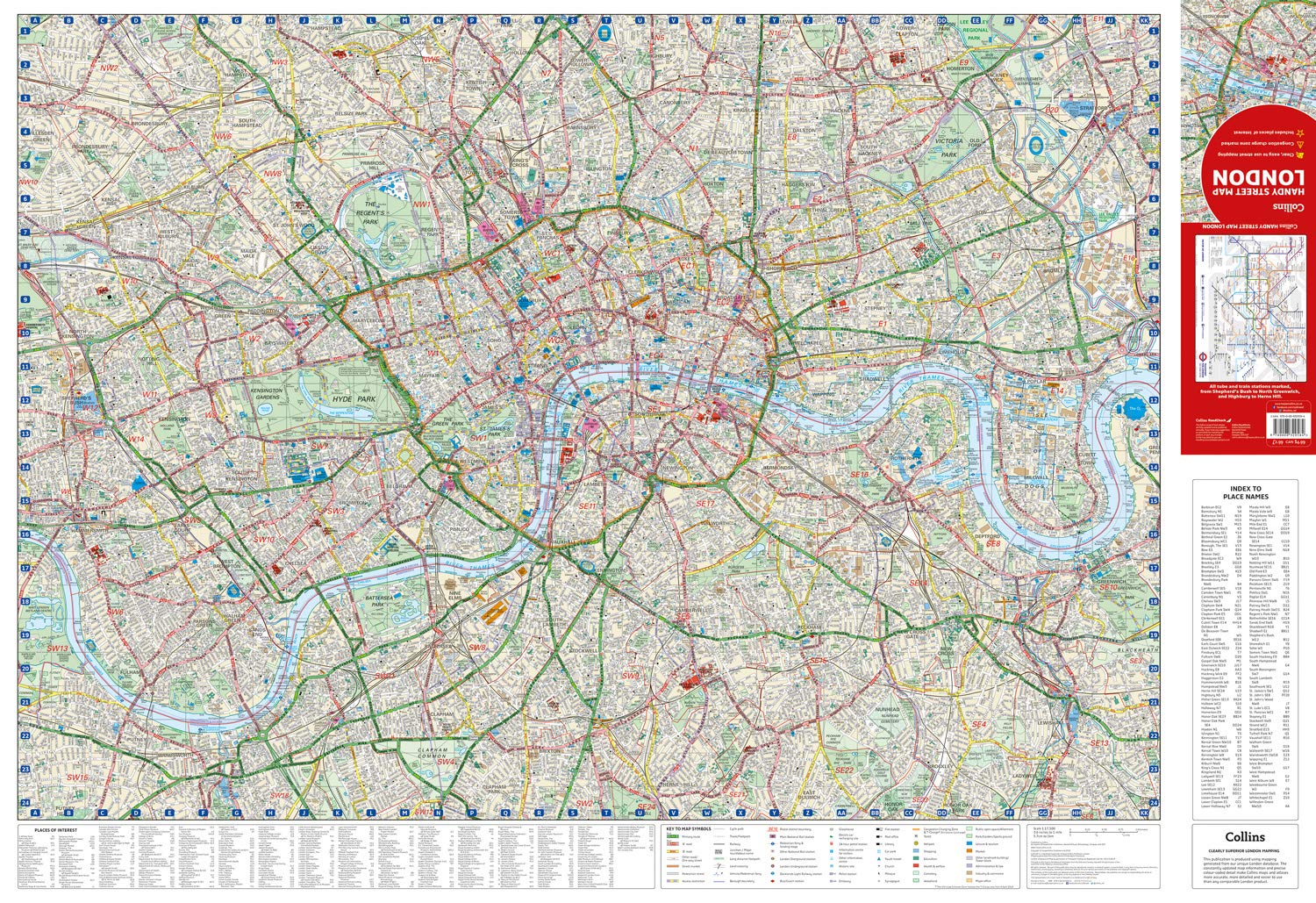 Collins London Handy Street Map