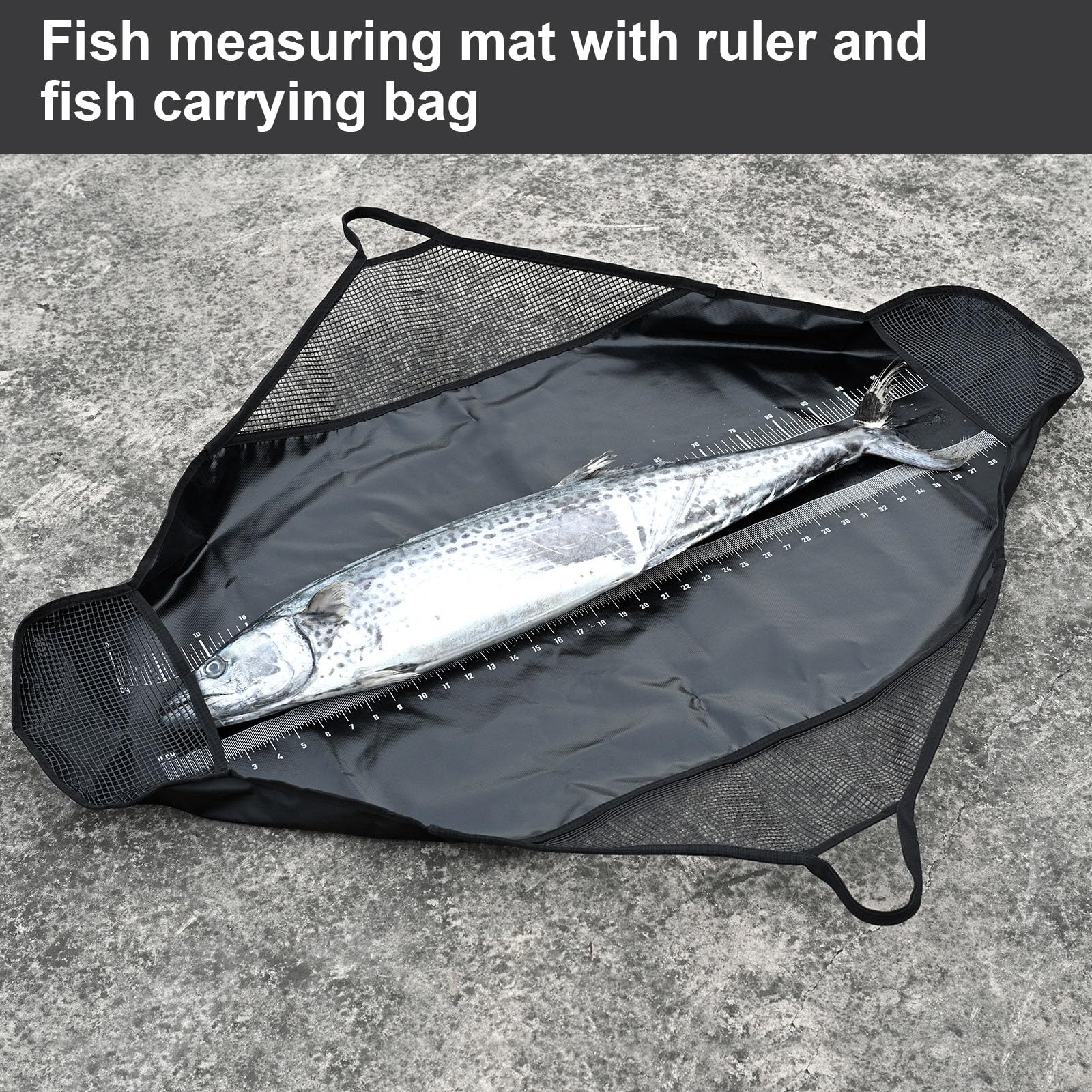 Wiegetasche, Angeltasche, faltbar, für gefangene Fische, Wiege für Barsch Angelschlingen, robust