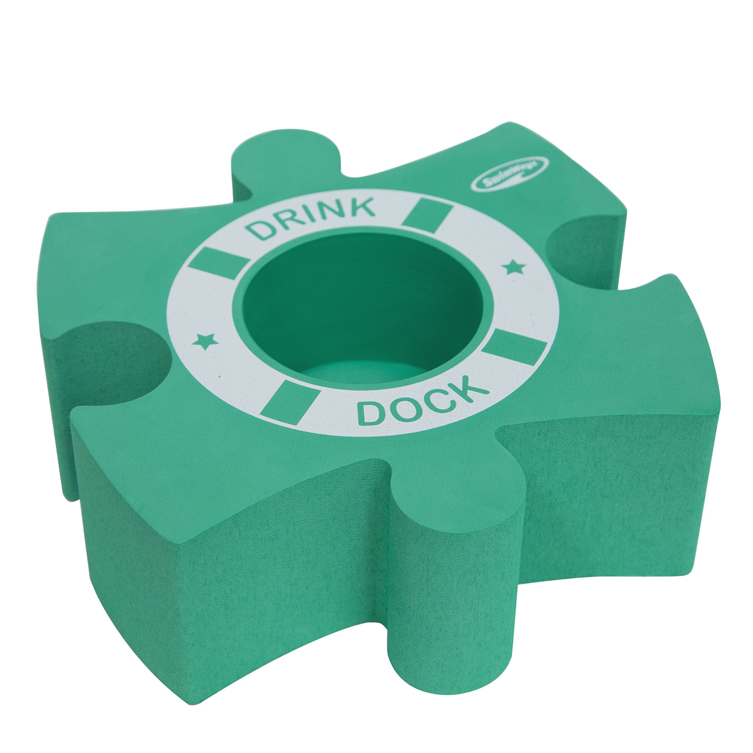 SwimWays - Portabevande in schiuma, colore: Verde