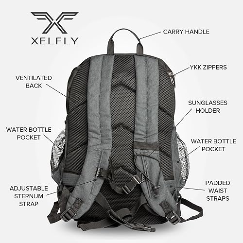 Miniatura 10 de Xelfly Mochila de baloncesto con compartimento para pelotas  Bolsa de equipo deportivo para pelota de fútbol, voleibol, gimnasio, aire libre,
