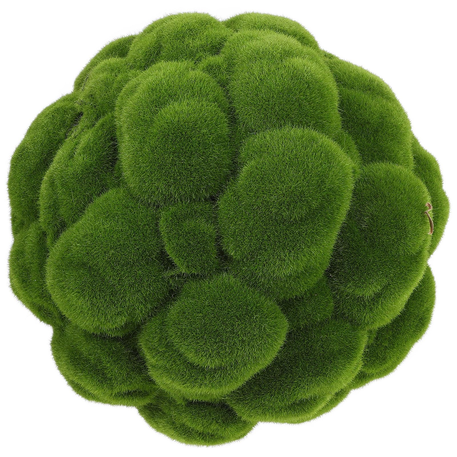 GALPADA Bola Decorativa de Musgo Artificial Verde para Jarrón Material PVC Resistente a Deformaciones, Adecuado para Paisajes y Decoración Natural en Ventanas