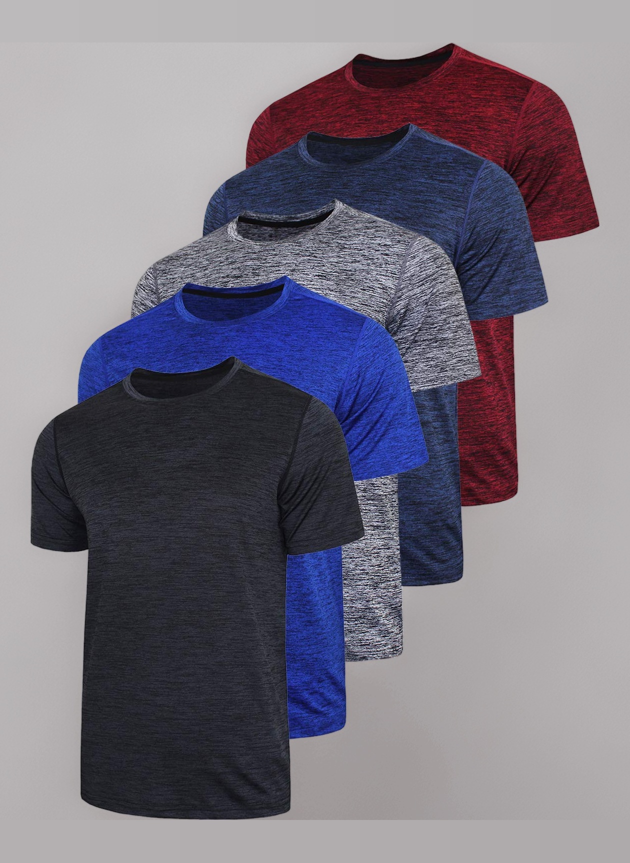 Liberty Imports Men's T-Shirts Athlétiques À Manches Courtes Et Col Rond T-Shirt