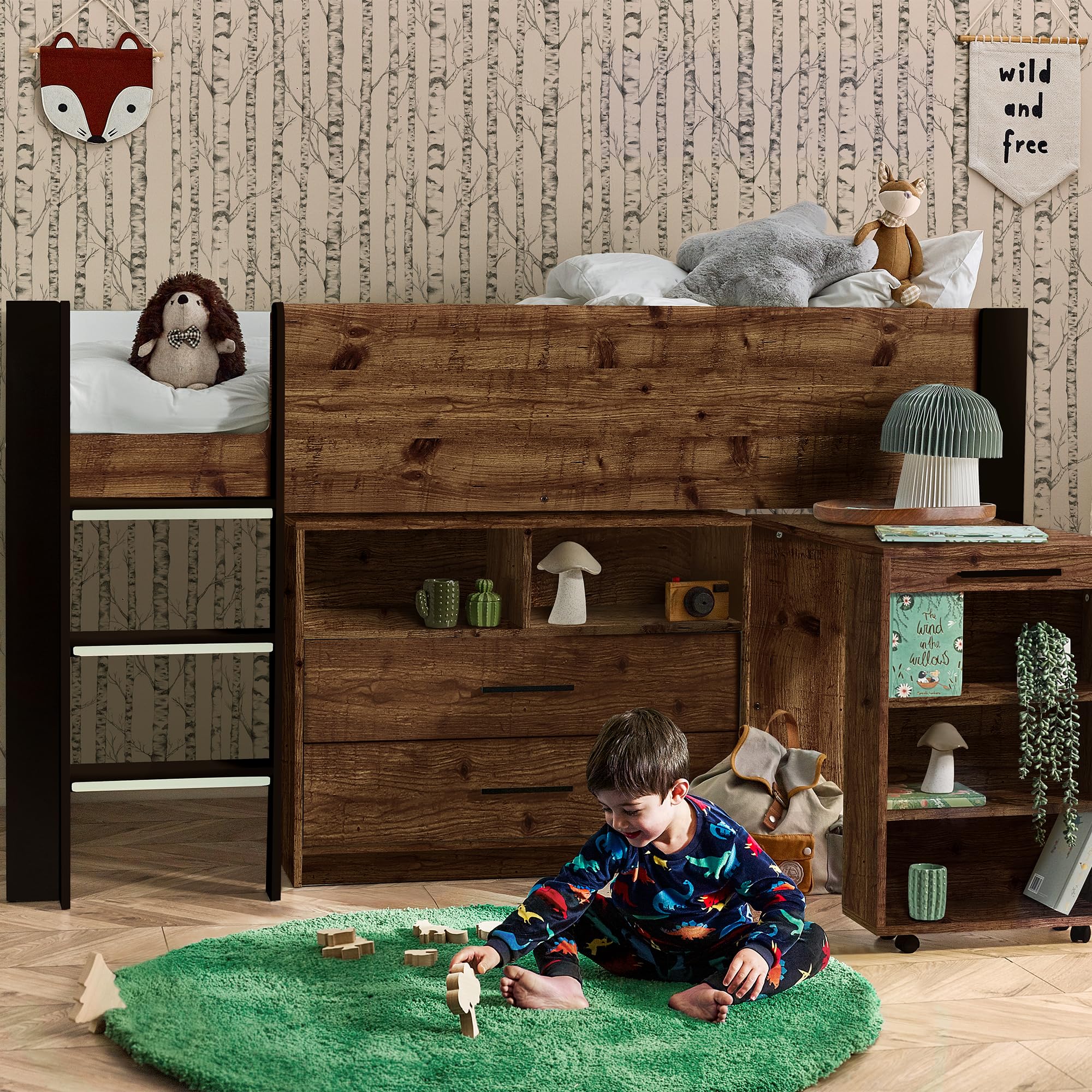 Julian Bowen Otis Midsleeper - Urban Rustic And Black