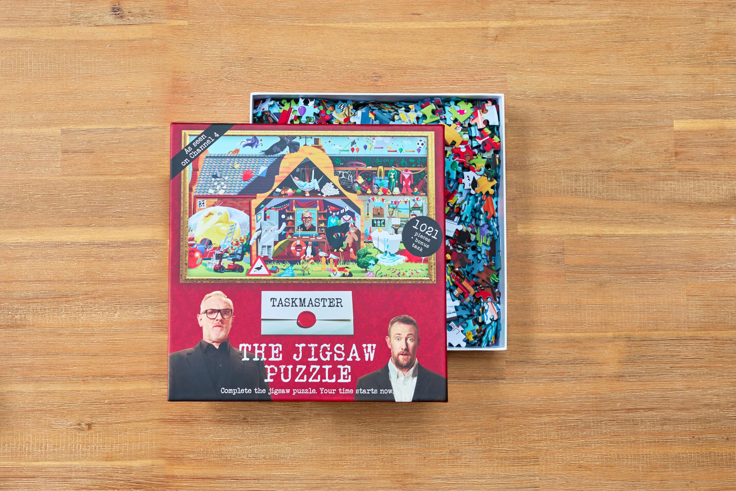 Taskmaster Secret Task 1021 Piece Jigsaw Puzzle for Adults & Fans | Official TV Show Puzzle with Hidden Final Task | Gift for Birthdays & Christmas