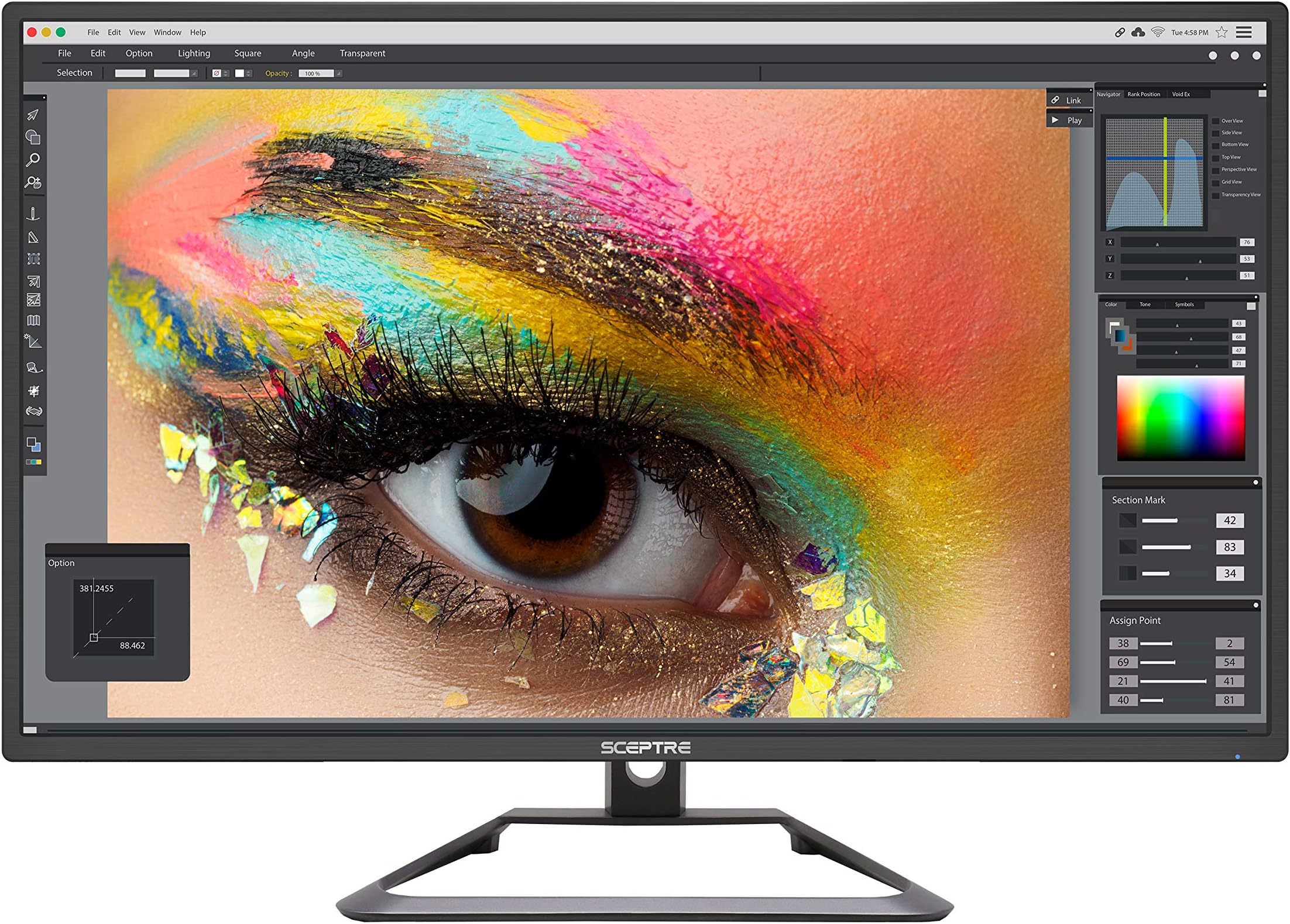 Sceptre IPS 27 Pulgadas QHD 2560 x 1440p Monitor LED DisplayPort HDMI