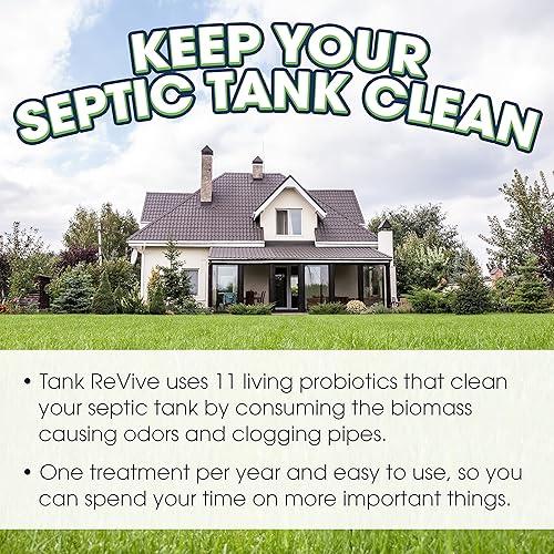 Miniatura 3 de Tank ReVive para sistemas sépticos domésticos  1 litro, probióticos vivos licuan lodos, mantienen los tanques sépticos limpios hasta por un año,