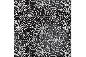 Halloween Spiderwebs Cotton Fabric