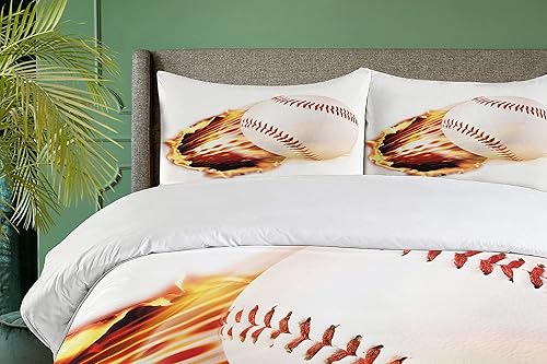 Miniatura 5 de Ambesonne - Funda de edredón multicolor disponible en 3 colores y tamaños diferentes, Tela, Beige Marrón, King