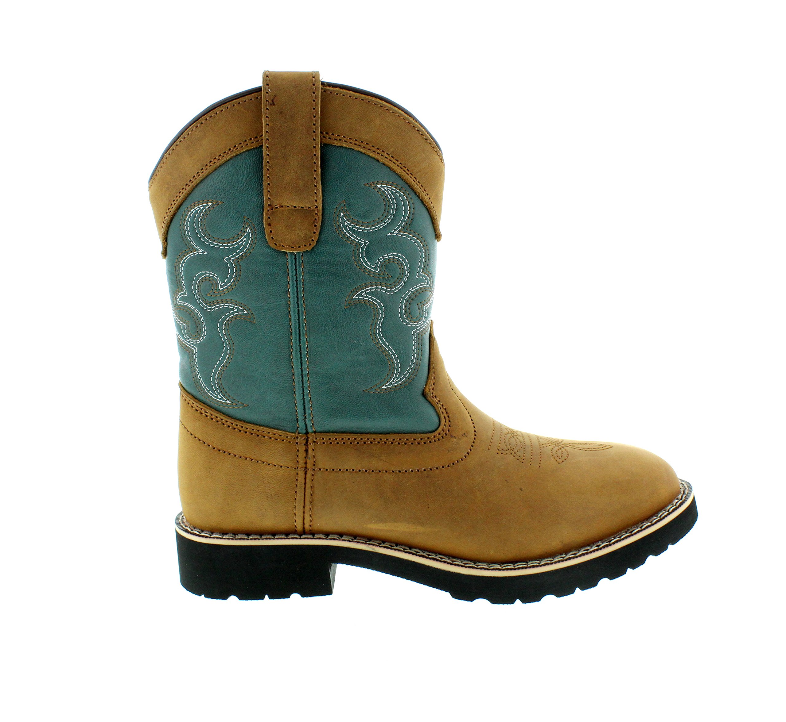 Itascagirls Itasca Youth Pull-on Leather/Nylon Buckaroo Western Boot