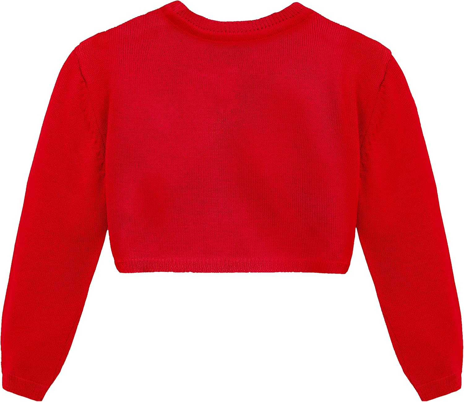 Lilax Baby Girls' Long Sleeve Cardigan Shrug, Button Closure Bolero