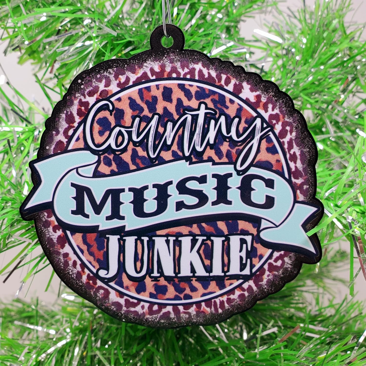 Country Music Junkie Ornament