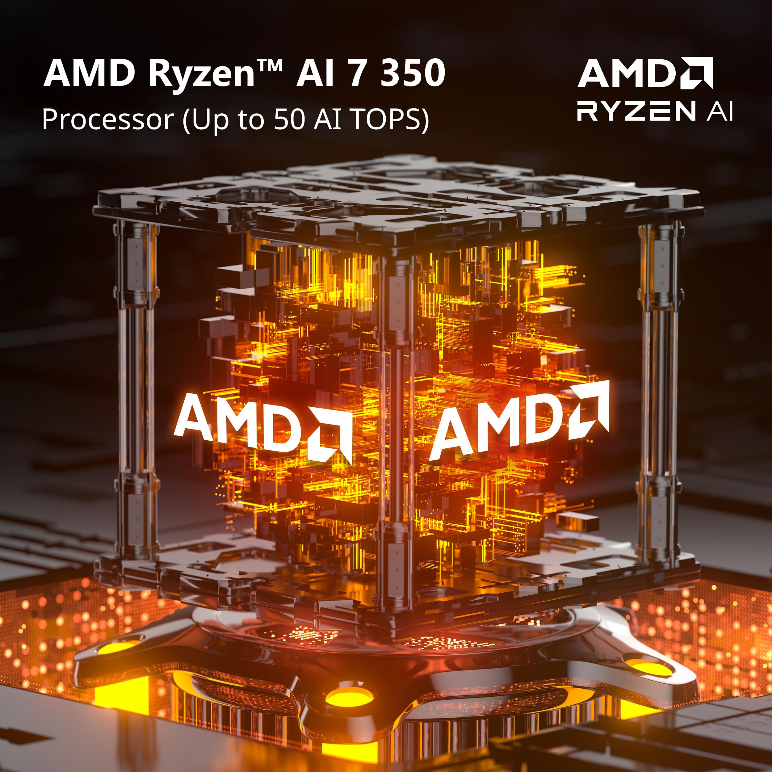 Acer Nitro 16S AI Copilot+ Ordinateur portable de jeu PC | Processeur AMD Ryzen AI 7 350 | GPU NVIDIA GeForce RTX 5070 Ti | Écran 16" WQXGA IPS 180 Hz | 16 Go DDR5 | SSD Gen 4 1 To | Wi-Fi 6E | AN16S