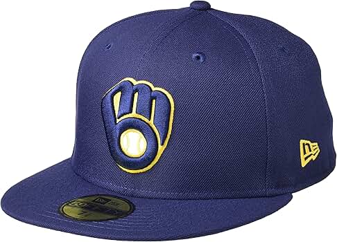 ミルウォーキー・ブルワーズ 59FIFTY キャップ　ニューエラ　7 3/4 ニューエラ キャップ 9FIFTY スナップバック ミルウォーキー